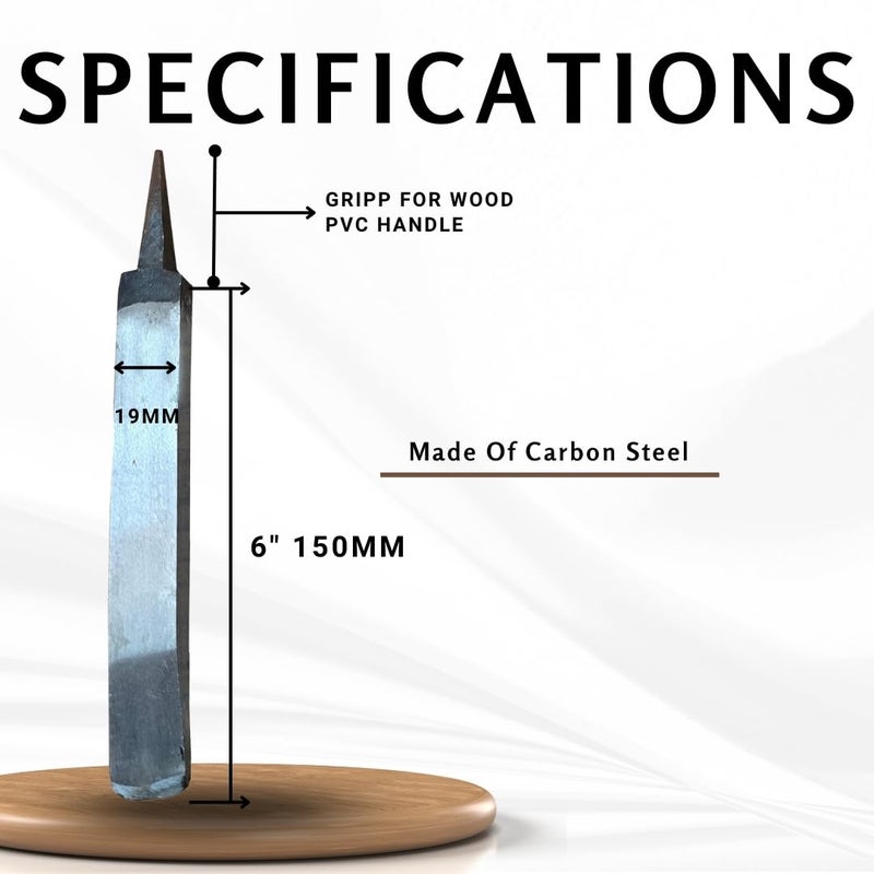 THS 7PCS 6 150MM WITH HANDLE Wood Carving Tools Wood Chisel Tool Set Wood Carving Chisel Set Wood Carving Hand Chisel Tool Carving Tools Woodworking Professional Lathe Gouges Tool - Image 4
