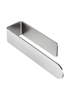 Generic Hand Towel Holder, Stainless Steel Hand Towel Holder, Self Adhesive Hand Towel Holder, for Bathroom/Kitchen, Adhesive and Wall Mounted(Silver）  - Image 1
