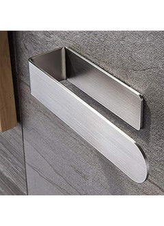 Generic Hand Towel Holder, Stainless Steel Hand Towel Holder, Self Adhesive Hand Towel Holder, for Bathroom/Kitchen, Adhesive and Wall Mounted(Silver）  - Image 4
