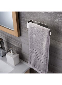 Generic Hand Towel Holder, Stainless Steel Hand Towel Holder, Self Adhesive Hand Towel Holder, for Bathroom/Kitchen, Adhesive and Wall Mounted(Silver）  - Image 5