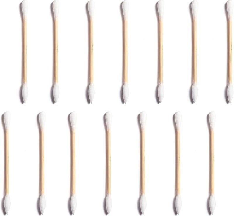 TAOKEY 500 Count Cotton Swabs Double-Tipped Round & Pointed Tips Cotton Wooden Sticks in Storage Box for Ear Cleaning Makeup Personal Care Cleaning Daily Use - Image 5