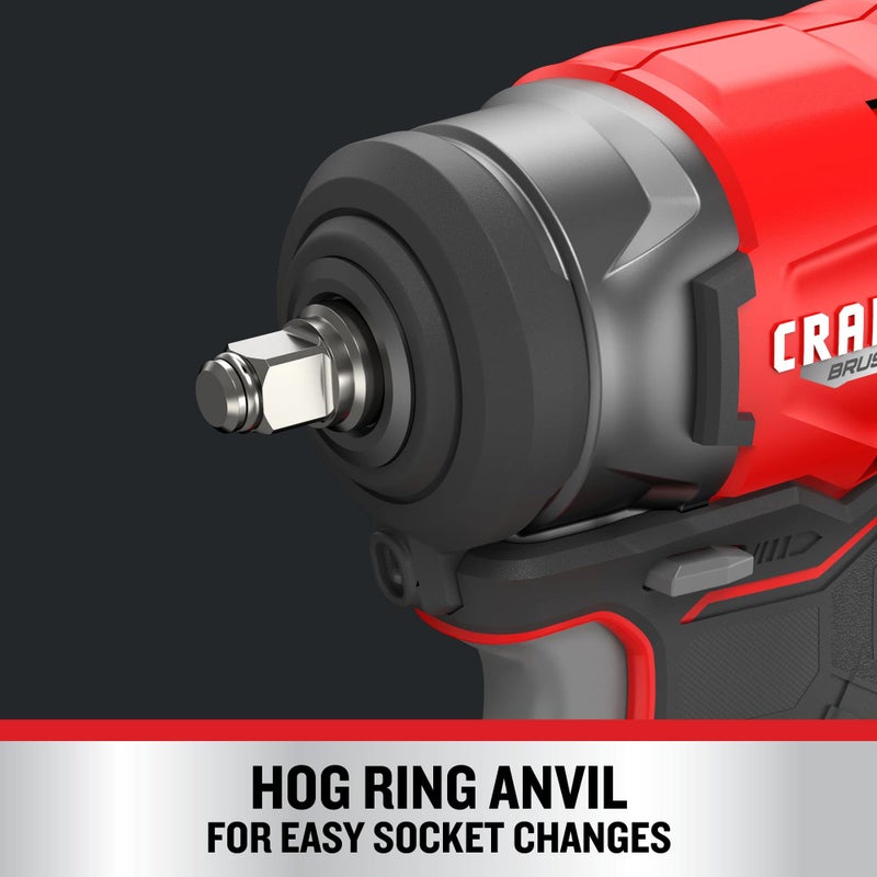 CRAFTSMAN V20 RP Cordless Impact Wrench, 3/8 inch Drive, Bare Tool Only (CMCF911B) - Image 4