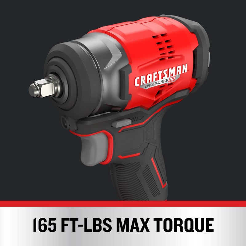 CRAFTSMAN V20 RP Cordless Impact Wrench, 3/8 inch Drive, Bare Tool Only (CMCF911B) - Image 3