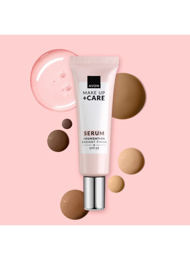 AVON 3- In- 1 Serum Foundation - 355G Light Carmel 30ml - Image 2