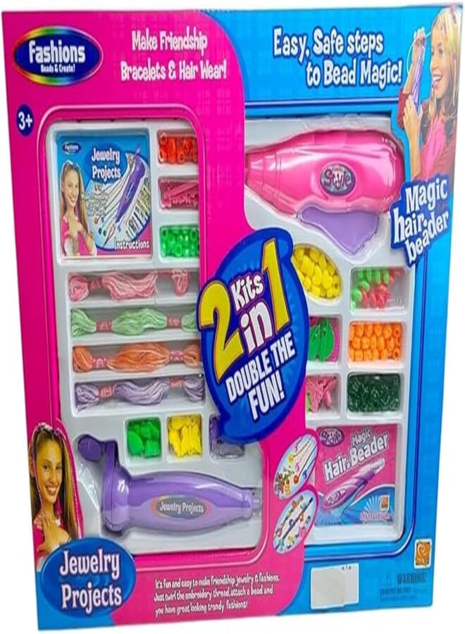 Girls Beads Toy + 2 Multi Use Machine - 8805