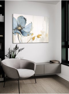 LOWHA Canvas Wall Art Stretched Over Wooden Frame with Flower Abstract Painting  - Image 3