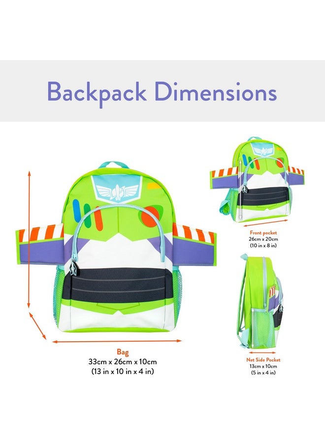 Disney Disney Toy Story Backpack, Buzz Lightyear Kids Backpack, Boys Backpacks Green  - Image 5