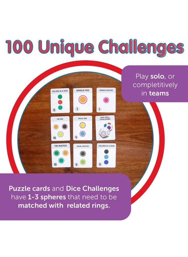 Continuum Games Fidget About It The Fast Paced Puzzle Dice Rolling Fidget Toy Board Game - Click The Orbs and Solve The Puzzles On The Cards - Fun for Family Game Nights - 2-4 Players Ages 6 and Up - Image 5