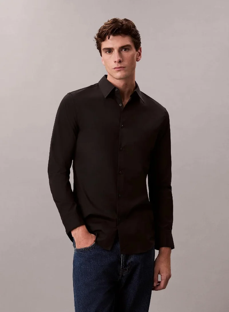 Calvin Klein Supima Stretch Cotton Slim Shirt