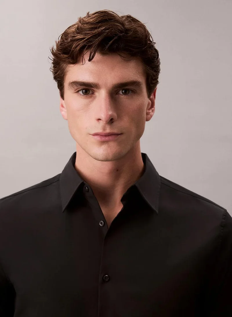 Calvin Klein Supima Stretch Cotton Slim Shirt