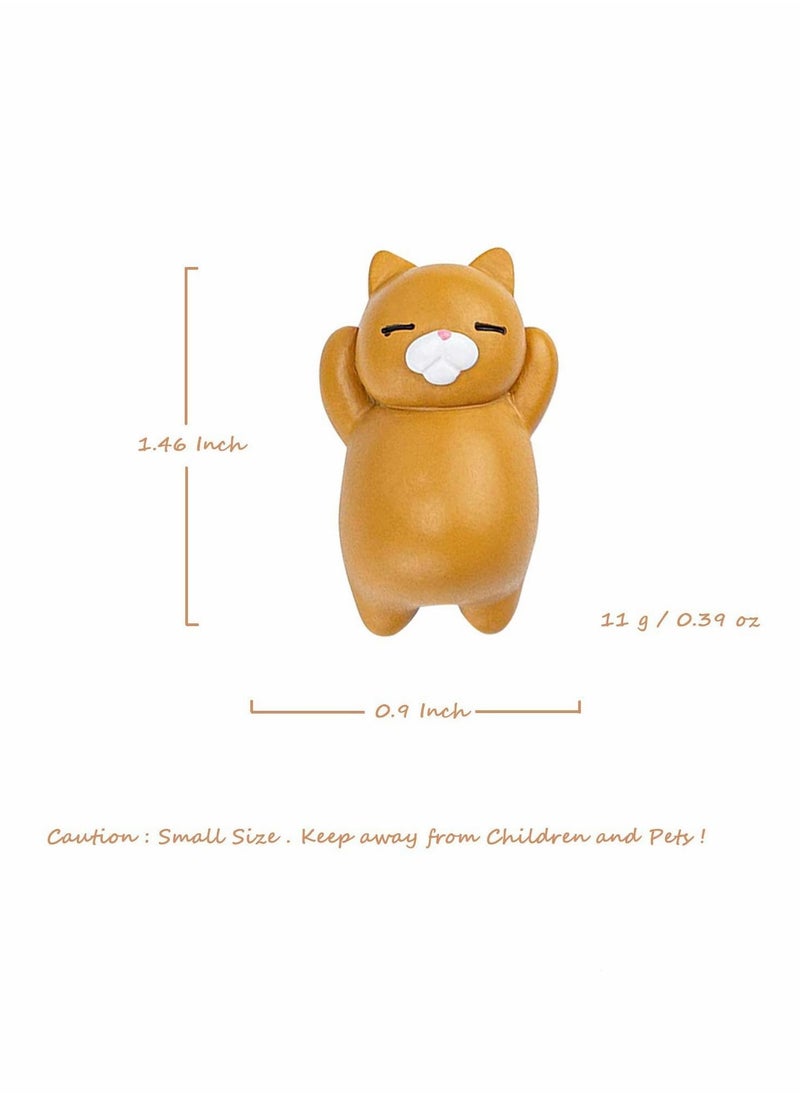 NIBEMINENT - Bear 3D Resin Fridge Magnet for Whiteboard, Office, Photos, Notes, Decorative Magnets Gifts Cat Lady Lovers 6 Pcs - Image 1
