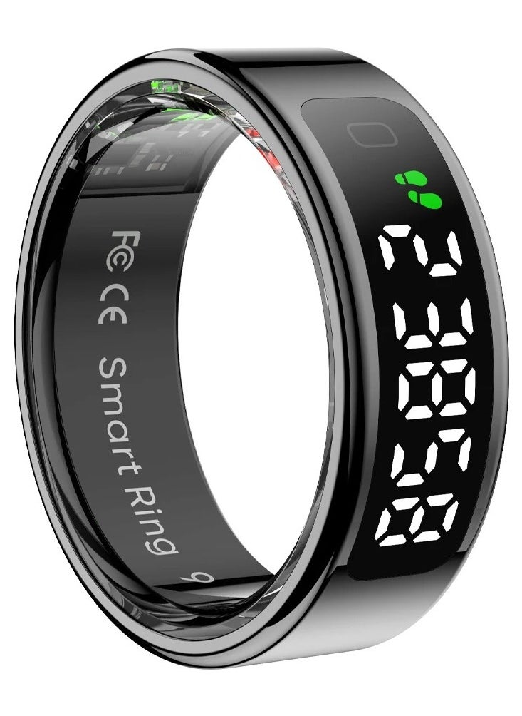 ColMi - COLMI R12 Smart Ring with Display Screen and Touch, Health Manager, Wireless Charging, 5 ATM Waterproof For Men Women - Image 1
