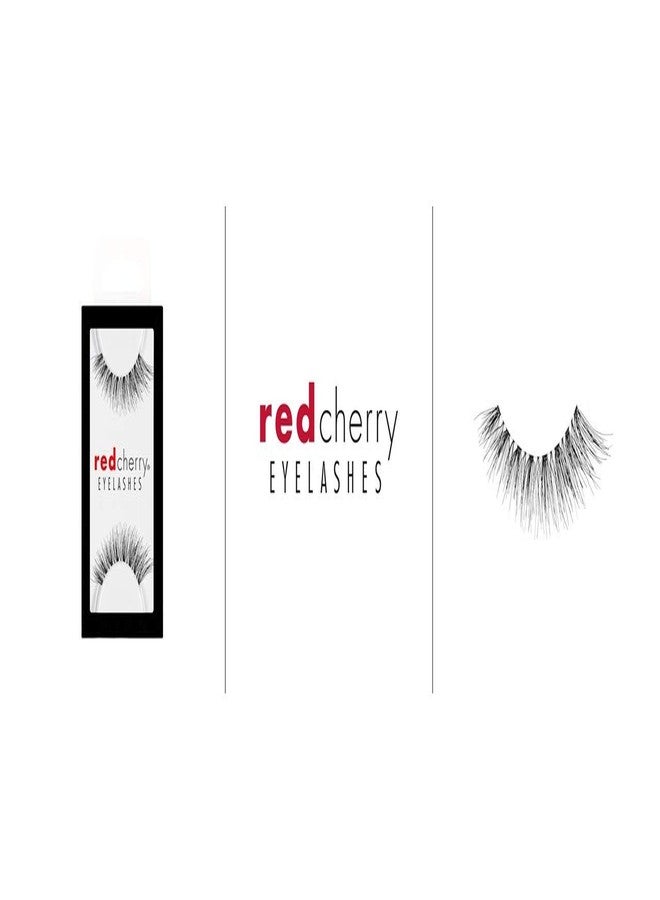 Red Cherry 3D Effect Eyelashes (Margot) - Image 3