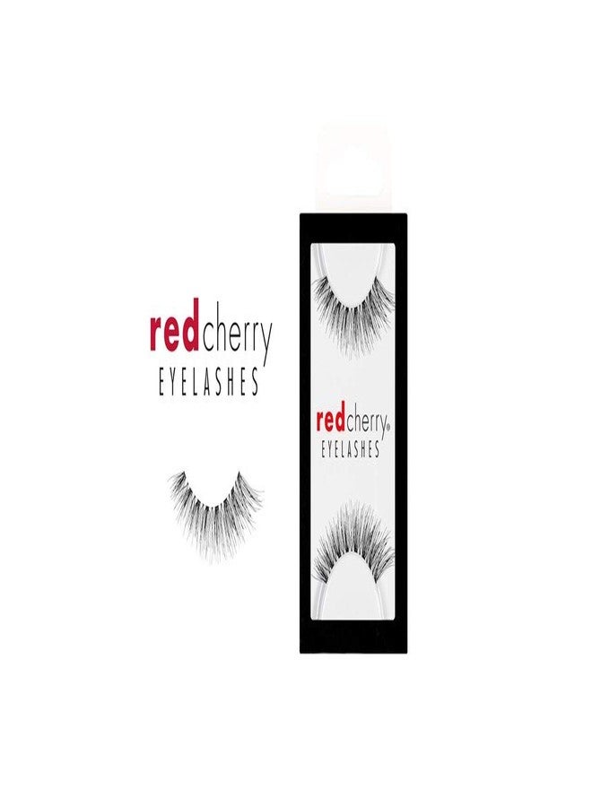 Red Cherry 3D Effect Eyelashes (Margot) - Image 1