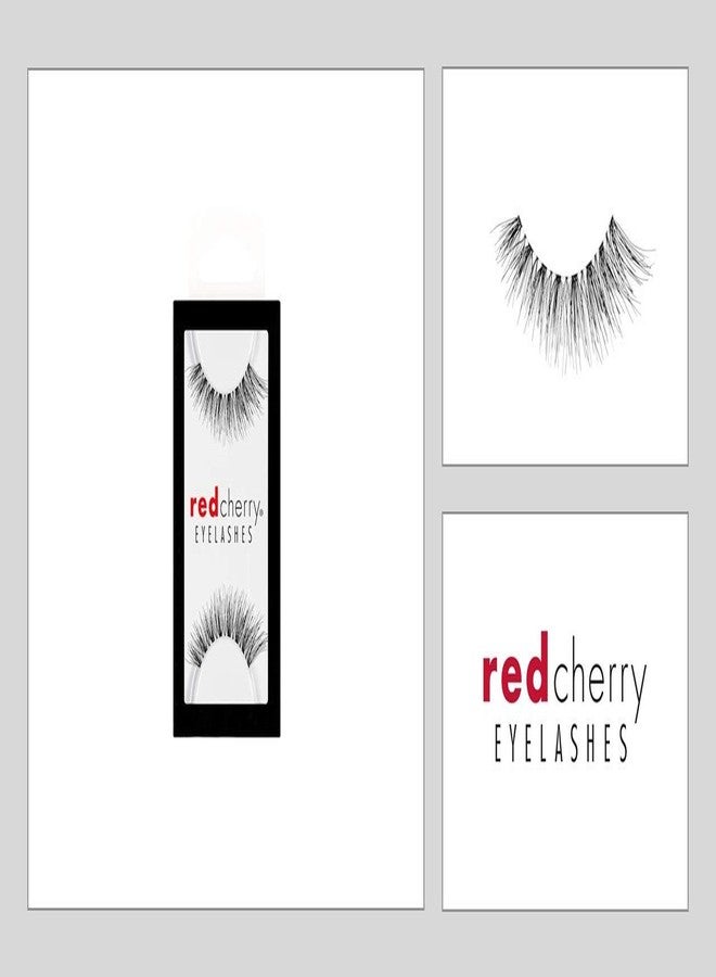 Red Cherry 3D Effect Eyelashes (Margot) - Image 5