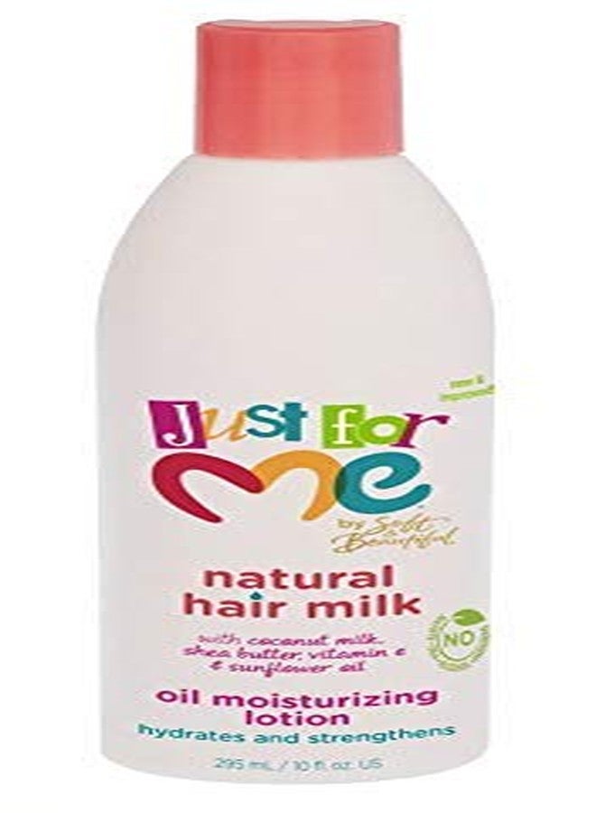Just For Me Natural Hair Milk Lotion - Hydrates & Strengthens, Contains Coconut Milk, Shea Butter, Vitamin E, Sunflower Oil, Lightweight Moisture, Reduces Frizz, 10 oz (3 Pack) - Image 2