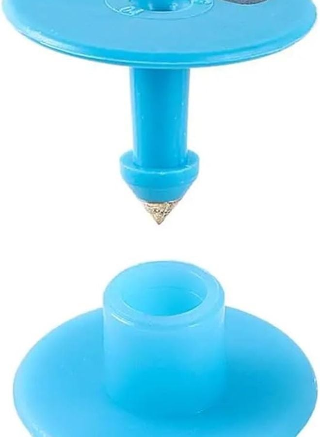 Blue Sheep Ear Tags 200pcs Anti Shedding Round Swine Sow Livestock Identification - Image 2