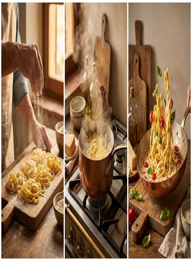 Rummo Egg Noodles Variety Pack - 6 Pack (0.55 lb Boxes) - Pappardelle & Fettuccine - Imported Italian Pasta - Premium Durum Wheat Egg Pasta - Restaurant Quality - Bulk Gourmet Pasta Set - Image 2