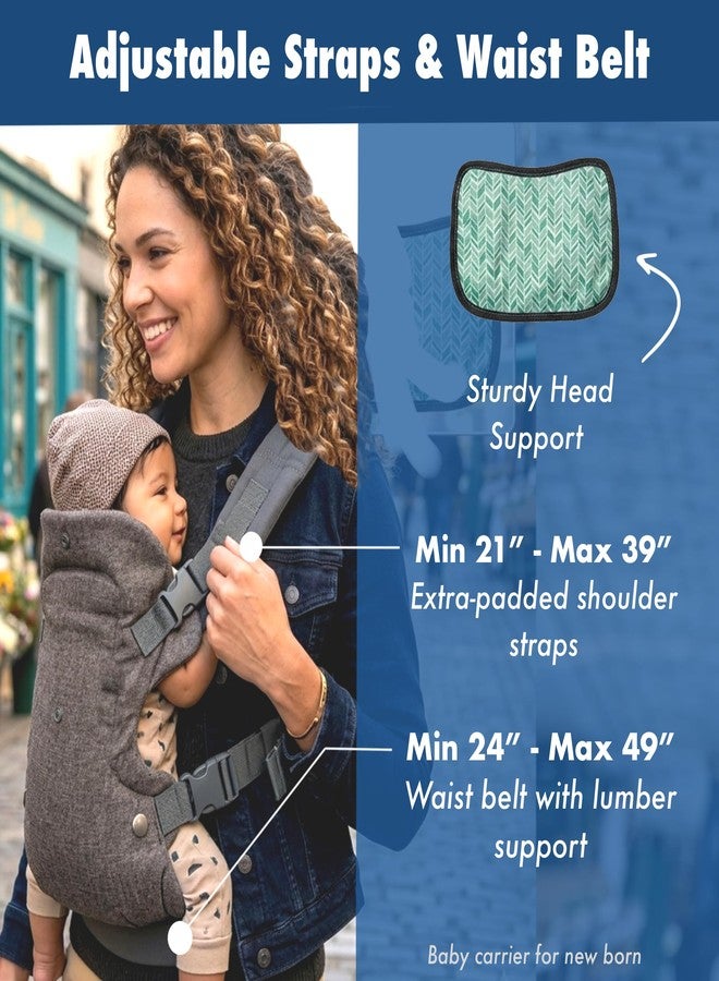 SNAPTRON Baby Carrier Bag for 0-3 Years - Ergonomic Carry Bag for New Born |Adjustable Baby Carrier| Baby Carrying Bag with 4 Carry Positions |Babies Carrier Bag with Head Support, Safety Belt & Buckle Straps for 0-24 Months - Image 5