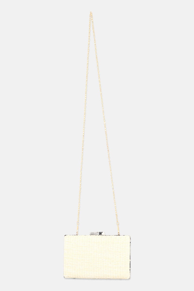 Urban Expressions Women Day Clutch Bag, Beige - Image 1