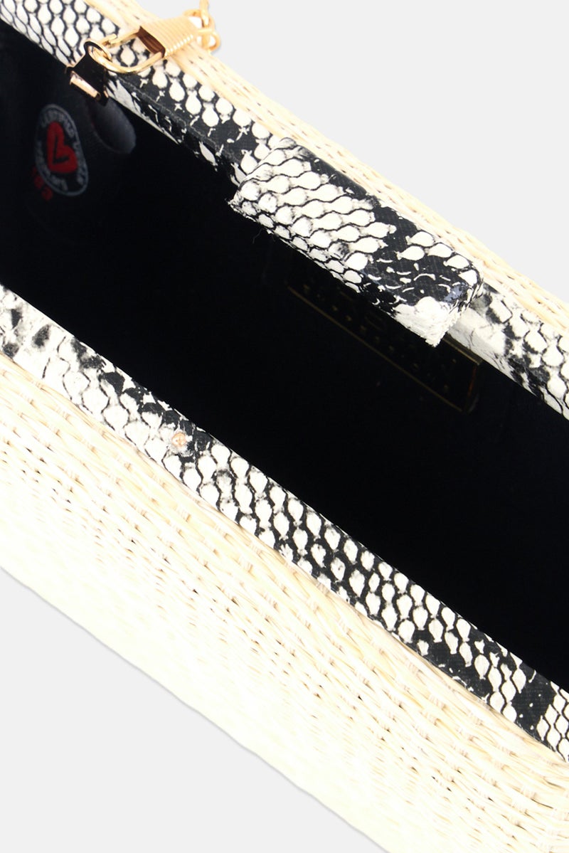 Urban Expressions Women Day Clutch Bag, Beige - Image 3