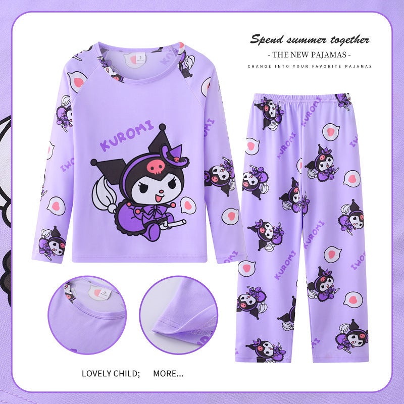 Children'S Clothing Children'S Underwear Suit Cute Cartoon Boys And Girls Autumn Clothes Autumn Pants Pajamas Home Clothes - Image 1