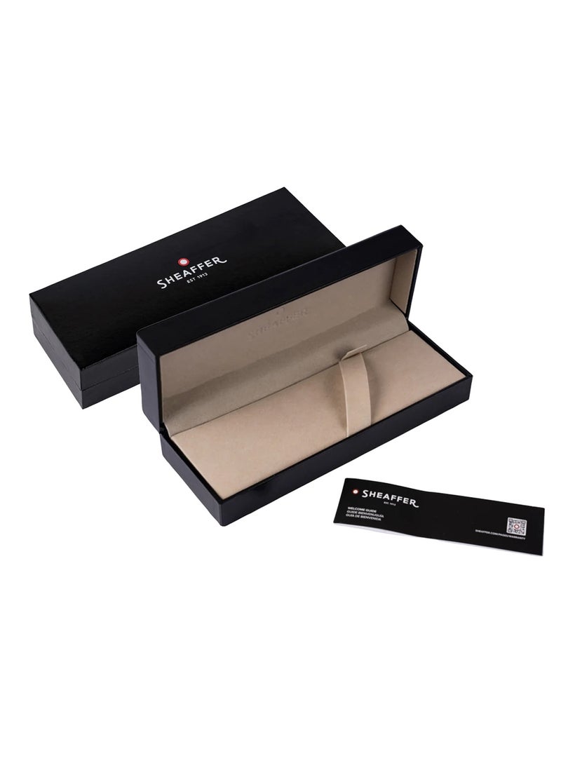 Sheaffer® REMINDER 9019 Matte Gray Ballpoint Pen With Black PVD Trim - Image 3