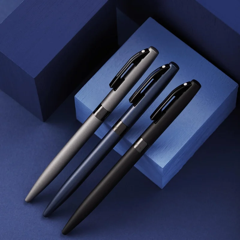 SHEAFFER Sheaffer® REMINDER 9019 Matte Gray Ballpoint Pen With Black PVD Trim