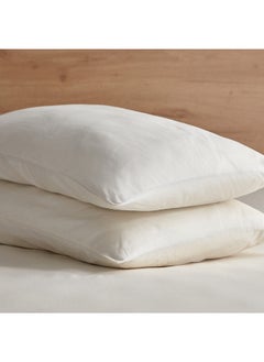 Home Box طقم غطاء وسادة قطن أساسي من 2 قطعة 75 x 50 سم  - Image 5