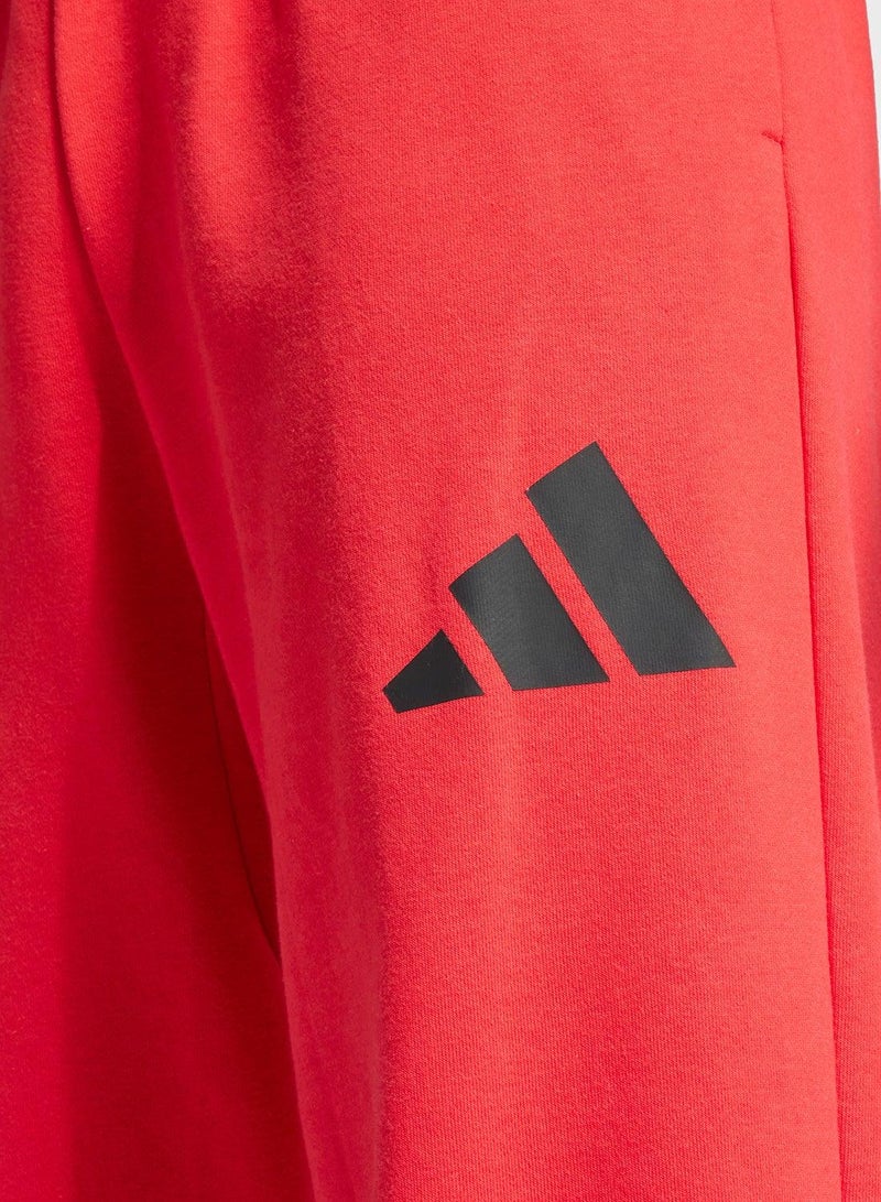 Adidas essentials wide leg three bar men pants - Image 3