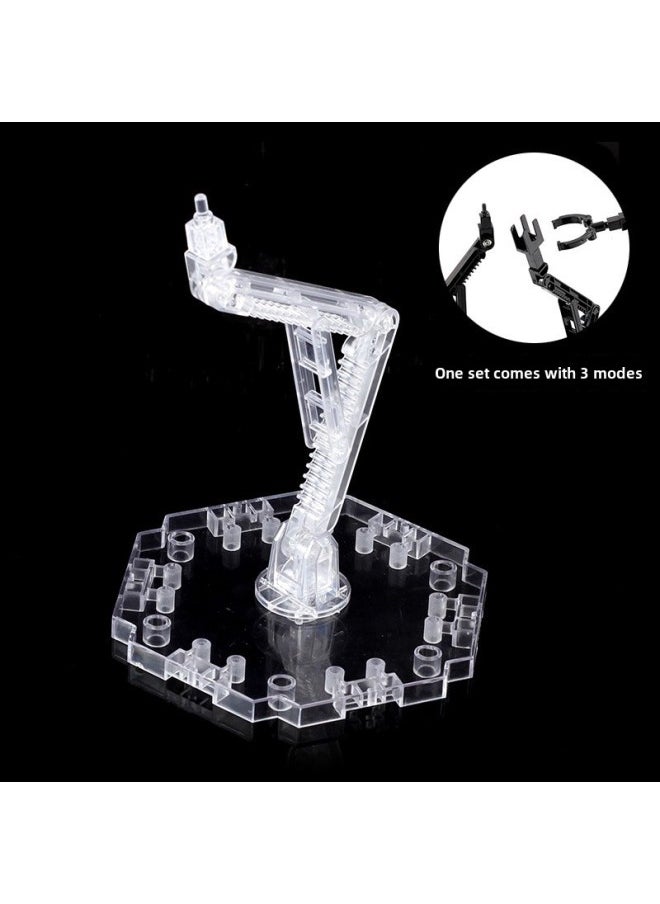 Generic - Q Version Of The Animation Hand Stand BB Model Display Stand Base SD 1/144 Gundam Toy Hand Around-Color:Transparent  Same Style As The Main Picture - Image 1