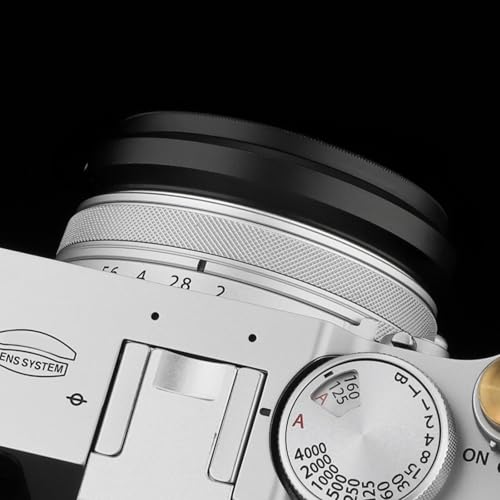 Haoge 49mm Lens UV Filter Adapter Ring for Fujifilm Fujinon X100VI X100V Camera fit 49mm UV CPL ND Filter Fit Original Lens Cap Black LAR-X55B - Image 4