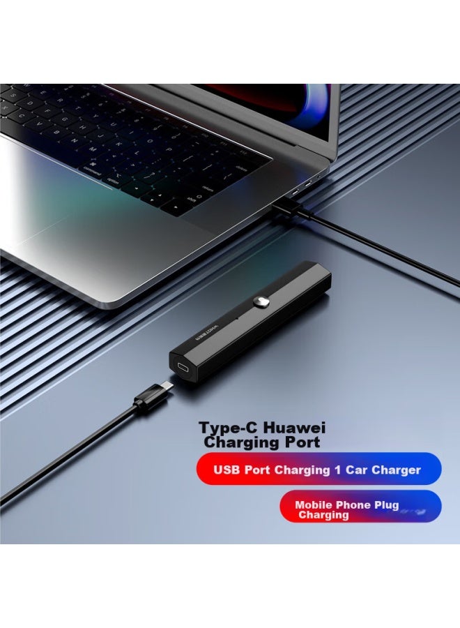 Whist A8 Black Laser Pointer, Green Light High-power Laser Pen, Outdoor Bright Long-range Construction Site Special Thick Light Indicator Pen, Led Screen Dedicated Green Rechargeable Infrared Teaching Pointer - Image 3