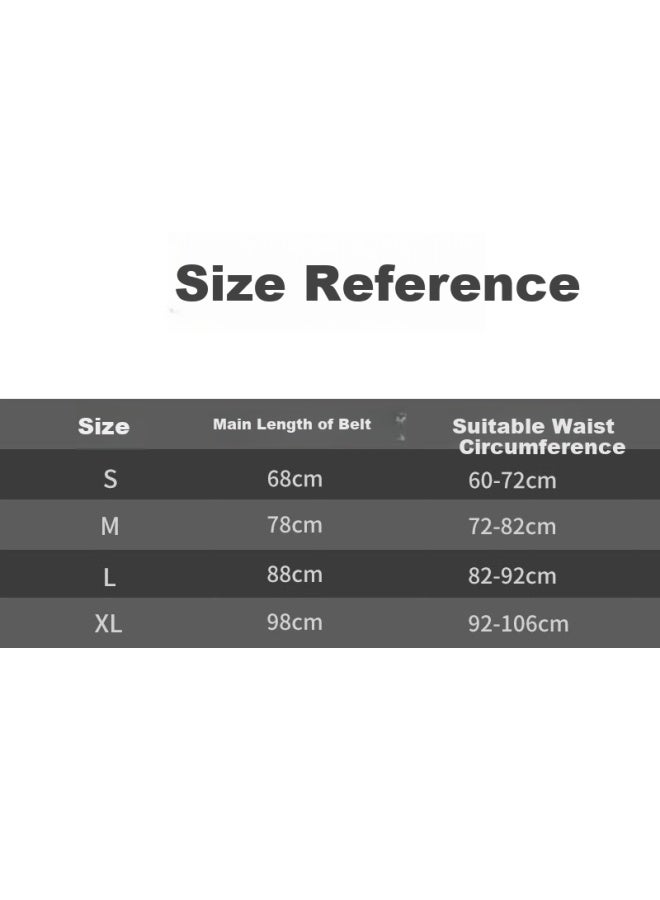 Gingpai Sport Professional Fitness Waist Belt For Men And Women, Anti-sagging, Squat And Deadlift Training, Weighted Equipment Support Belt, Black, Size M - Image 1