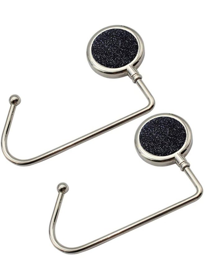 2 Pcs Handbag Purse Hanger Hook Alloy Durable Bag Hooks Backpack Hook Desktop Holders  - Image 1