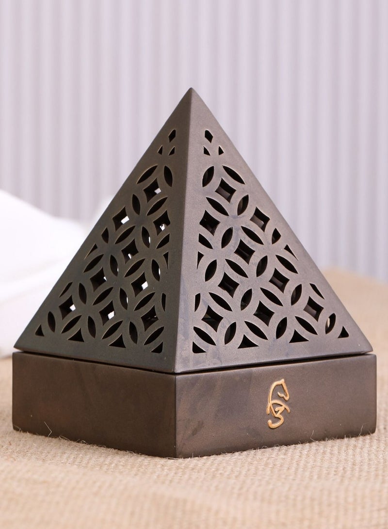 Radin Charcoal Incense Burner Bakhoor Burner Oud Frankincense Resin Incense Burner For Yoga Spa and Aromatherapy Office & Home Decor - Image 1