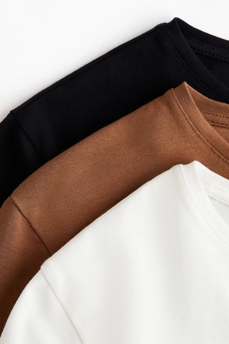 H&M 3-pack jersey tops