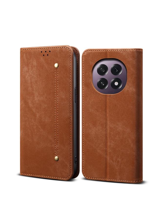 S-TOP Case For OPPO F29 5G Global Denim Texture Casual Style Horizontal Flip Leather Case - Image 1
