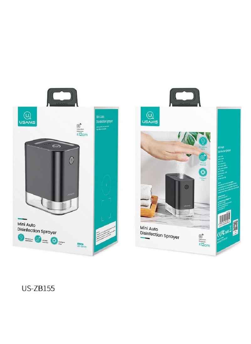 Usams - Portable Automatic Touchless Sprayer Hand Sanitizer Liquid Dispenser - Image 1