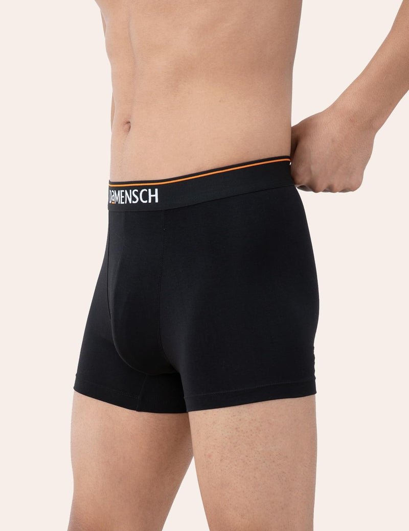 DAMENSCH Men's Deo-Cotton Deodorizing Trunk- Pack of 1- Sweet Black- X-Large - Image 4