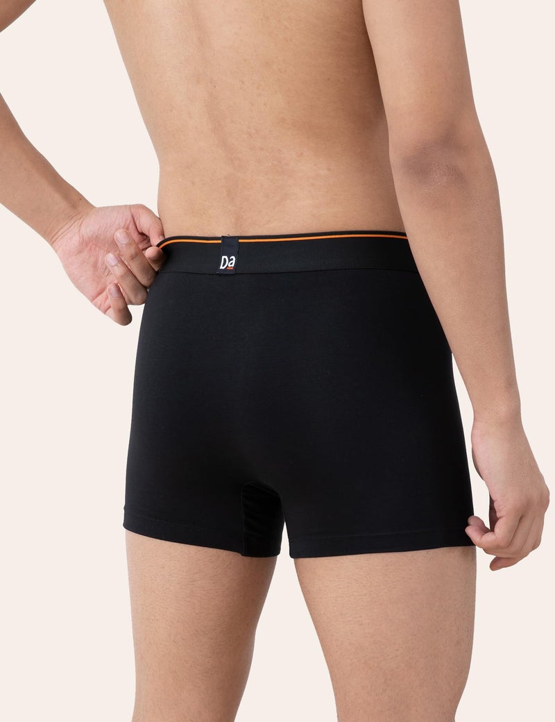 DAMENSCH Men's Deo-Cotton Deodorizing Trunk- Pack of 1- Sweet Black- X-Large - Image 5
