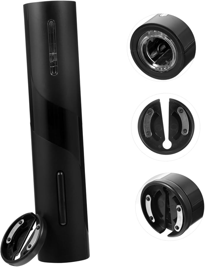 Automatic Electric Wine Opener With Foil Cutter Easy To Clean Battery Cover Window Display - Image 3