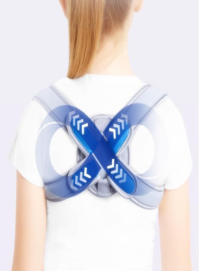 RousuMedi Pediatric Clavicle Support Brace, Upper Back Posture Corrector, Figure 8 Design for Kids, Collarbone and Shoulder Support (Medium:5~8yrs) - Image 5