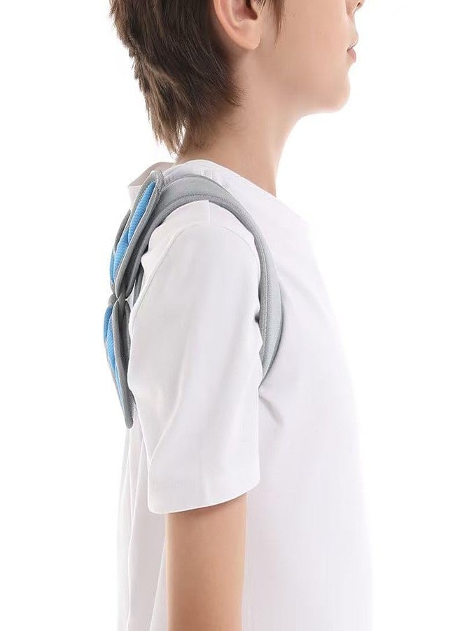 RousuMedi Pediatric Clavicle Support Brace, Upper Back Posture Corrector, Figure 8 Design for Kids, Collarbone and Shoulder Support (Medium:5~8yrs) - Image 3