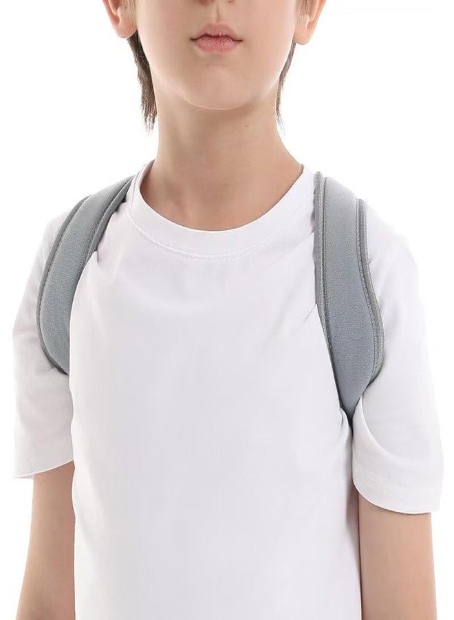 RousuMedi Pediatric Clavicle Support Brace, Upper Back Posture Corrector, Figure 8 Design for Kids, Collarbone and Shoulder Support (Medium:5~8yrs) - Image 4