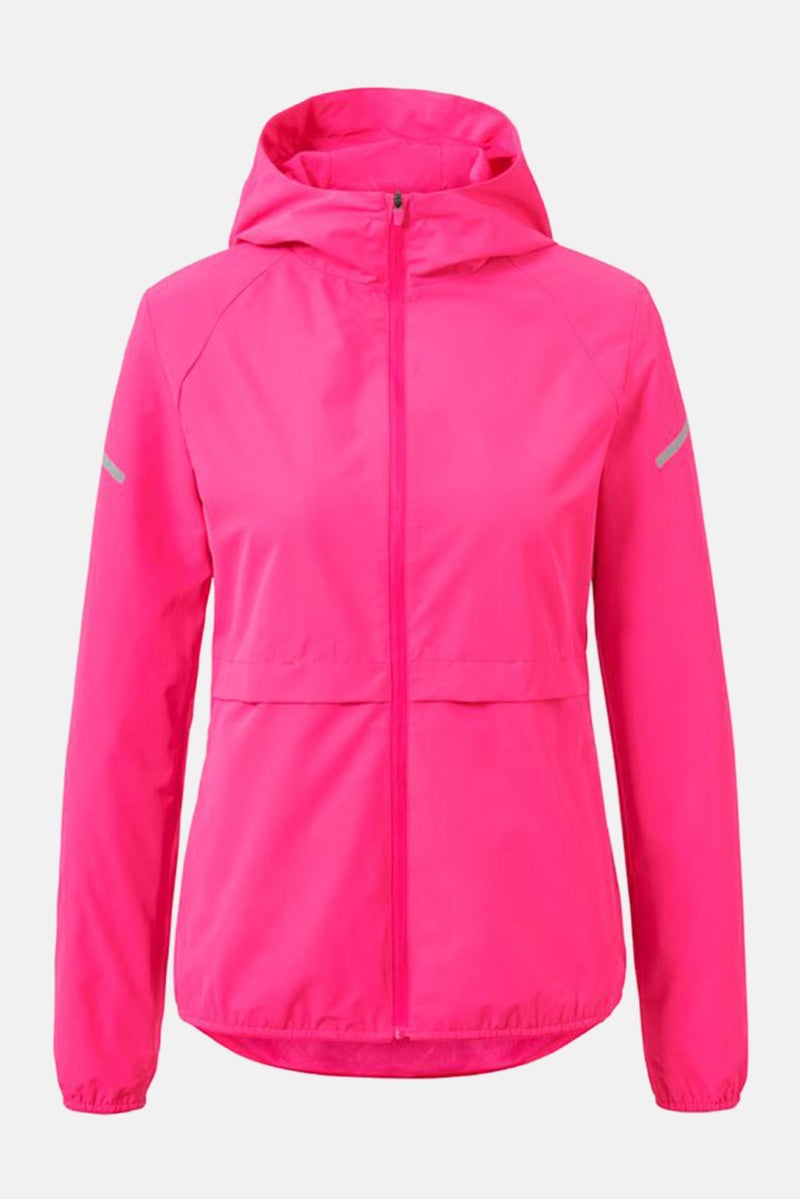 Tchibo Women Sportswear Fit Long Sleeves Running Jacket, Fuchsia - Image 2