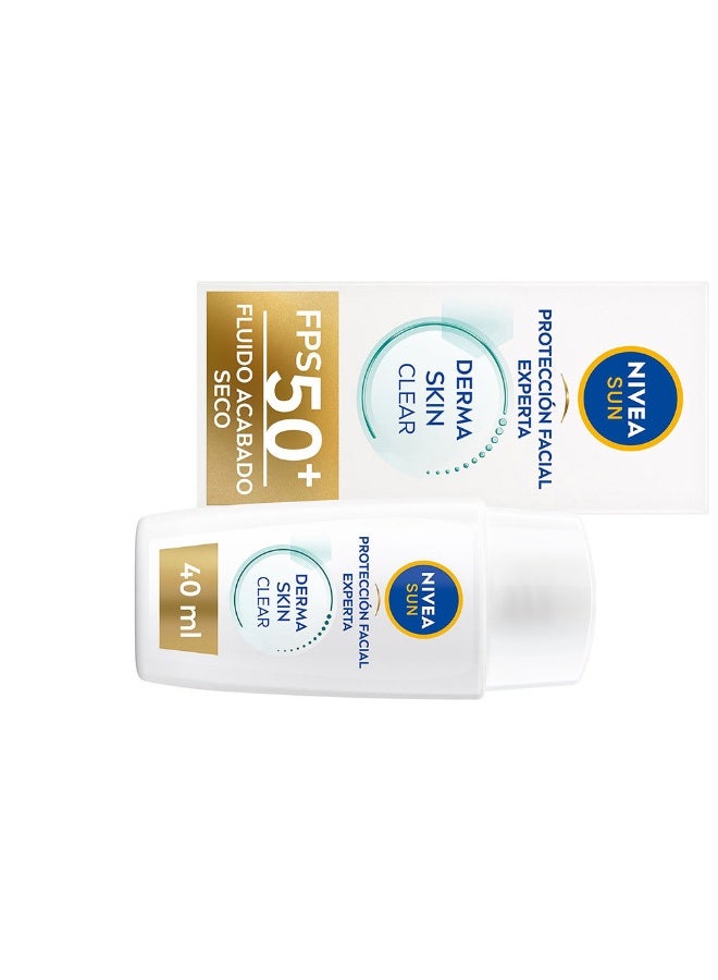 نيفيا سائل نيفيا صن ديرما كلير سكين بعامل حماية من الشمس 50+، 40 مل - Image 2