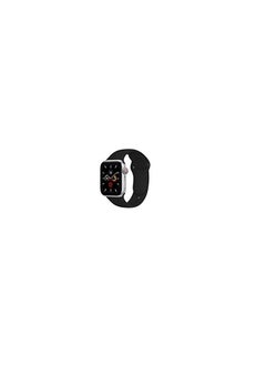 حزام ساعه سليكون مع جراب و واقي شاشة 44mm أسود
