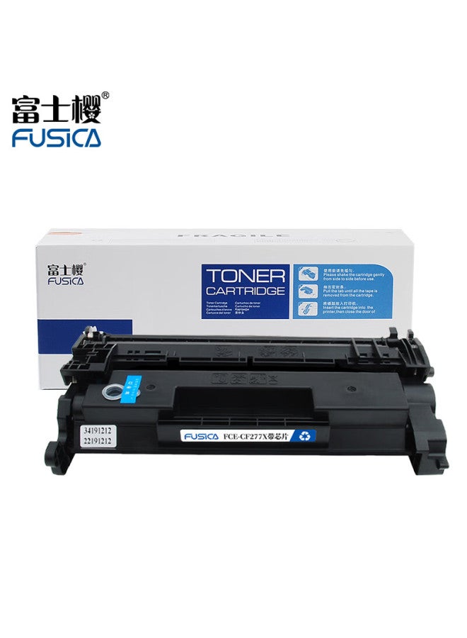 FUSICA Fuji Sakura Toner Cartridge Fce-cf277x With Chip Compatible With Hp 77a M329dw 405d - Single Piece - Image 1