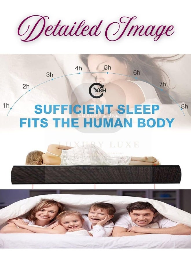 LUXURY LUXE Luxury Luxe Orthomedical Plus Comfopedic Premium Mattress | 12cm Medium Firm Memory Foam | Hypoallergenic, Antibacterial & Cooling Technology | Spine Support (UK - Short Super King 180 x 190 cm)  - Image 3